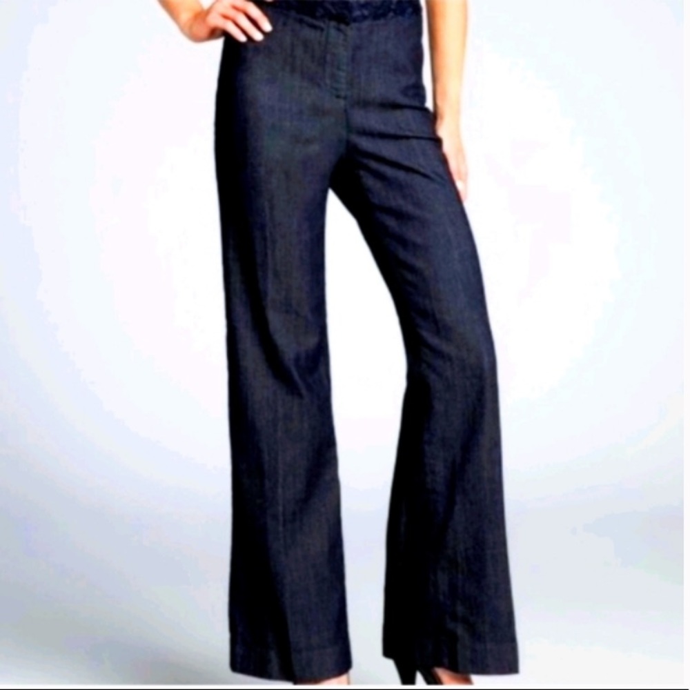 Ellen Tracy Wide Leg Linda Trouser Jeans 6